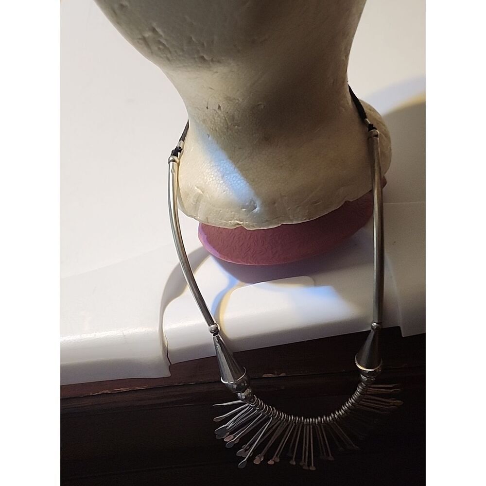 Silver Accent Collar Necklace